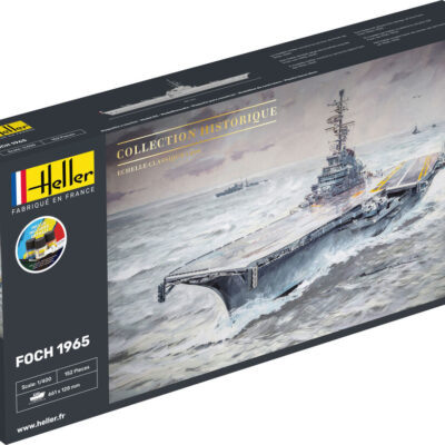1:400 scale Heller Foch Aircraft Carrier Model Kit
