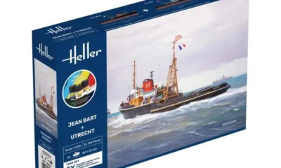 1:200 Scale Heller Jean Bart & Utrecht Boat Model Kit - 2 Ships in Kit