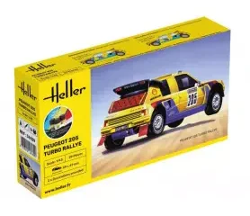 Heller 1:43 Peugeot 205 Turbo Rallye Model Starter Kit