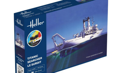 1:200 Scale Heller Titantic Searcher Le Suroit Boat Model Kit