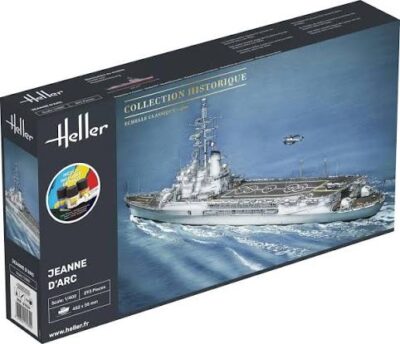 1:400 Scale Heller Jeanne D'Arc Boat Model Kit