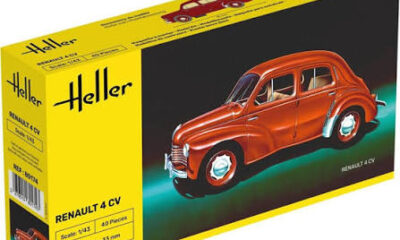 1:43 Heller Renault 4 CV Model Starter Kit