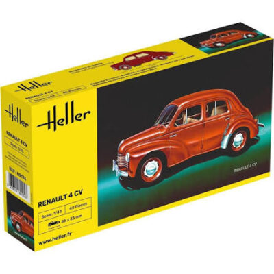 1:43 Heller Renault 4 CV Model Starter Kit