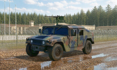 1:35 Scale ICM Humvee Hummer Armament Carrier M1025A2 Model Kit