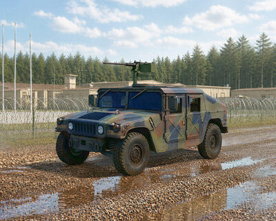 1:35 scale ICM Humvee Hummer Armament Carrier M1025A2 Model Kit