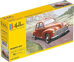 1:43 Scale Heller Peugeot 203 Model Kit