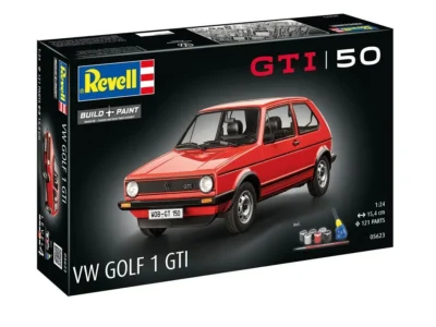 1:24 Scale Revell Volkswagen Golf GTI Mk1 Model Kit