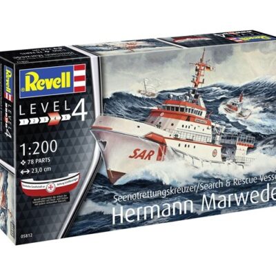 1:200 Scale Revell SAR Hermann Marwede Boat Boat Kit
