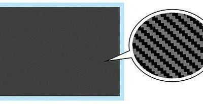 Fujimi Detail-Up Series No. 45 Carbon Decal Twill Weave Sheet