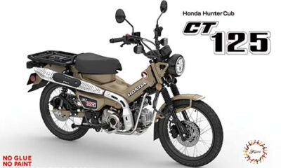 1:12 Scale Fujimi Honda CT125 Matt Fresco Brown  Snap Kit
