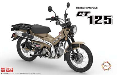 1:12 Scale Fujimi Honda CT125 Matt Fresco Brown  Snap Kit