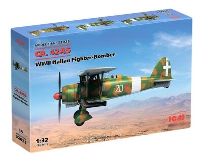 1:32 scale ICM CR.42AS Italian Fighter Bomber Model Kit