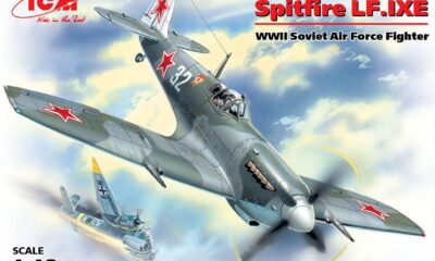 1:48 Scale ICM Spitfire LF.IXE Soviet Model Kit
