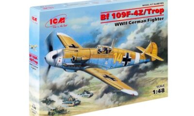 1:48 Scale ICM Bf 109F-4Z/Trop Fighter Model Kit