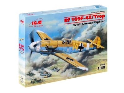 1:48 Scale ICM Bf 109F-4Z/Trop Fighter Model Kit