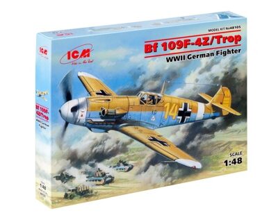 1:48 scale ICM Bf 109F-4Z/Trop Fighter Model Kit