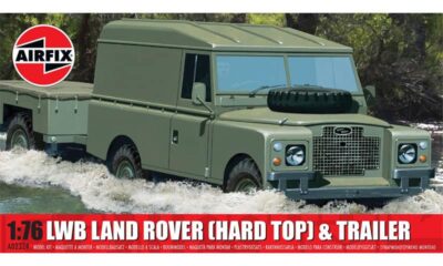 1:76 Scale Airfix Land Rover & Trailer Model Kit