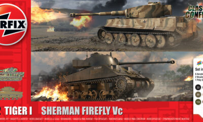 1:72 Scale Airfix Tiger 1 vs Sherman Firefly Tanks Model Kit