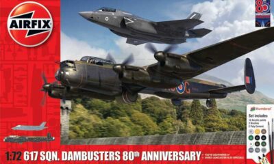 1:72 Scale Airfix 617 Sqn. Dambusters Lancaster vs F35 Lightning 2 Model Kit
