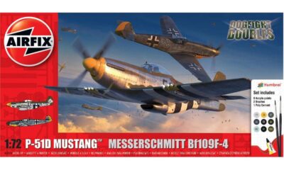 1:72 Scale Airfix P-51D Mustang & Messerschmitt Bf109F-4 Model Kit