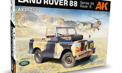 1:35 Scale AK Land Rover 88 Series 2 Army Model Kit