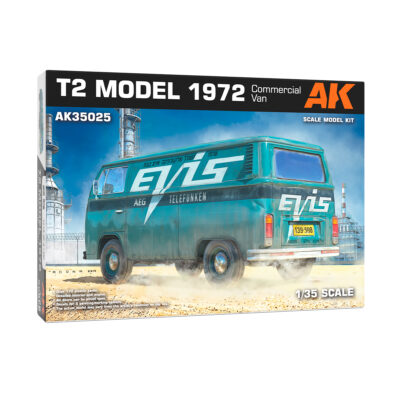 1:35 Scale AK Volkswagen Type2 1972 Van Model Kit