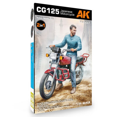 1:35 Scale AK Japanese Motorcycle Honda CG125 Model Kit