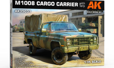 1:35 Scale AK GM Cargo Carrier Pick up M1008 Model Kit