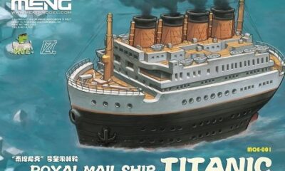 Egg Scale Titanic Royal Mail Ship Snap Fit Model Kit