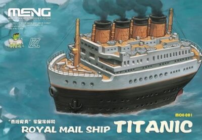 Egg Scale Titanic Royal Mail Ship Snap Fit Model Kit