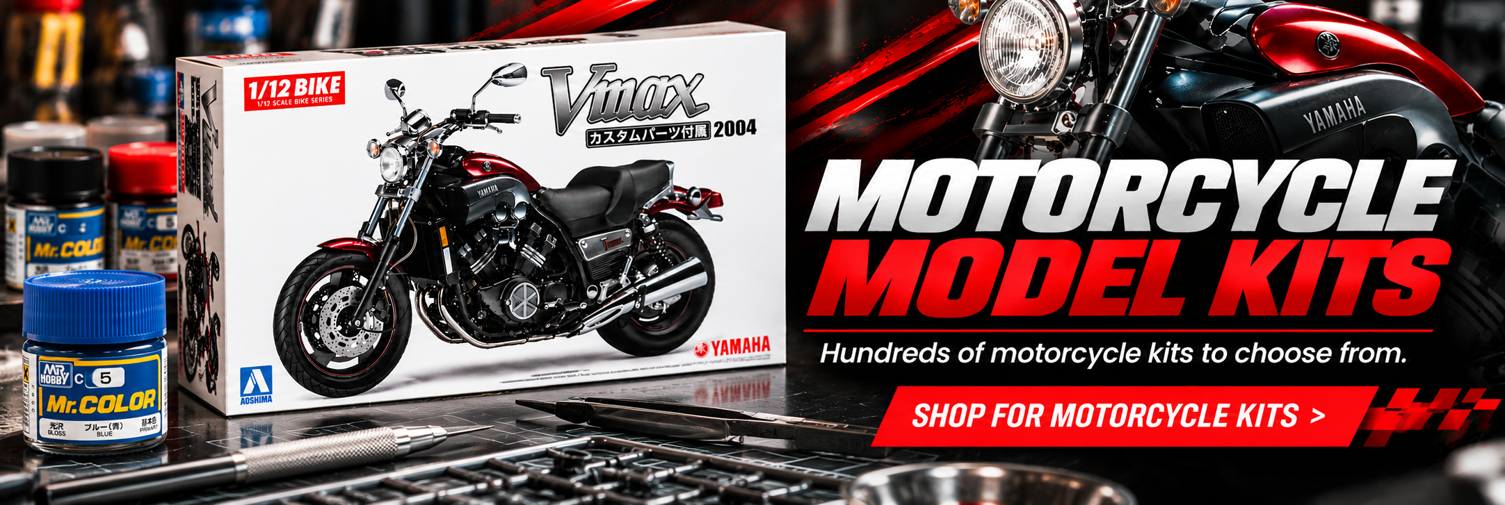 Motorcycle Plastic Model Kits
