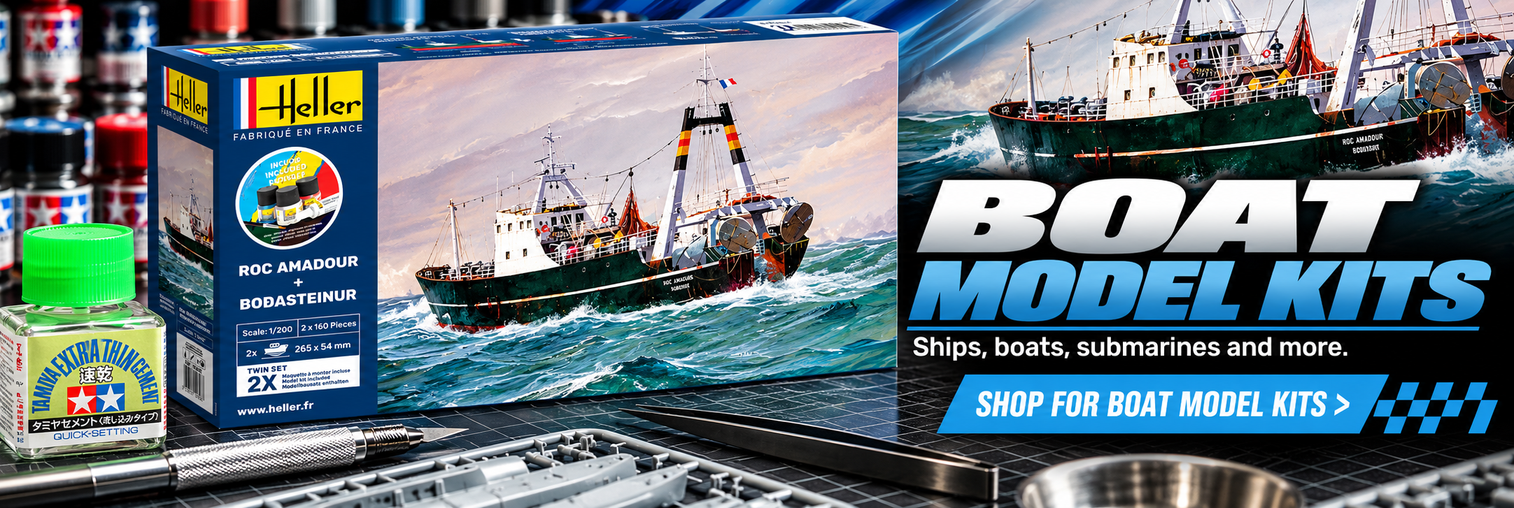 Plastic Model Boat Kits