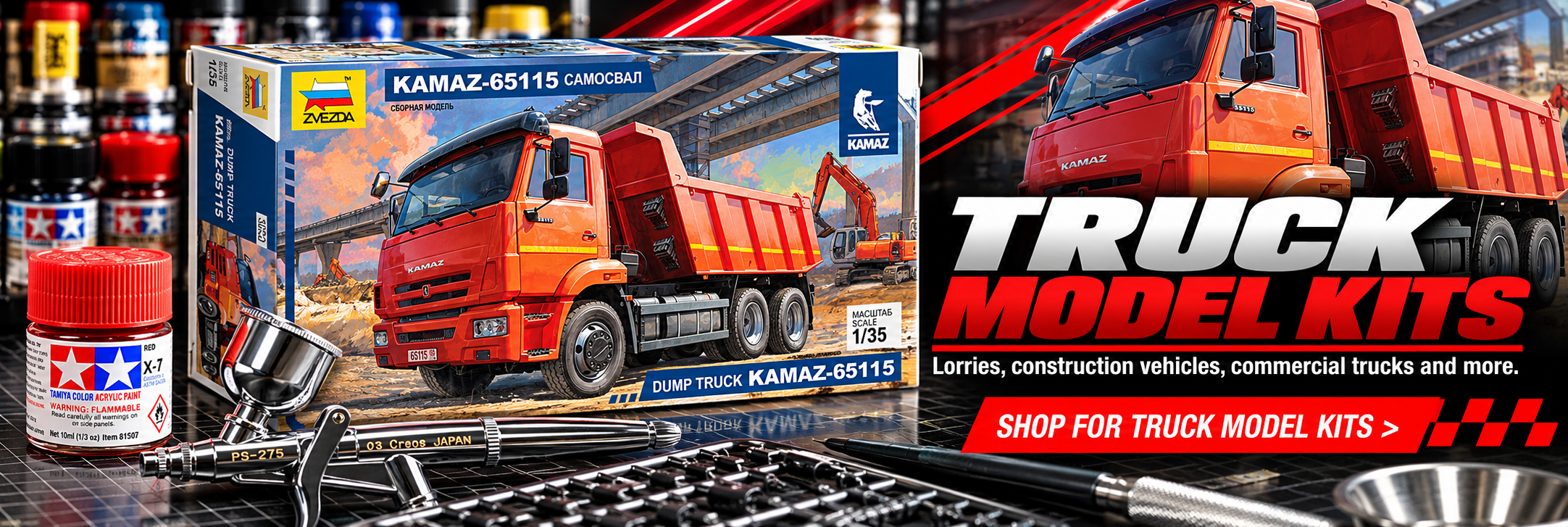 Plastic Model Truck Kits