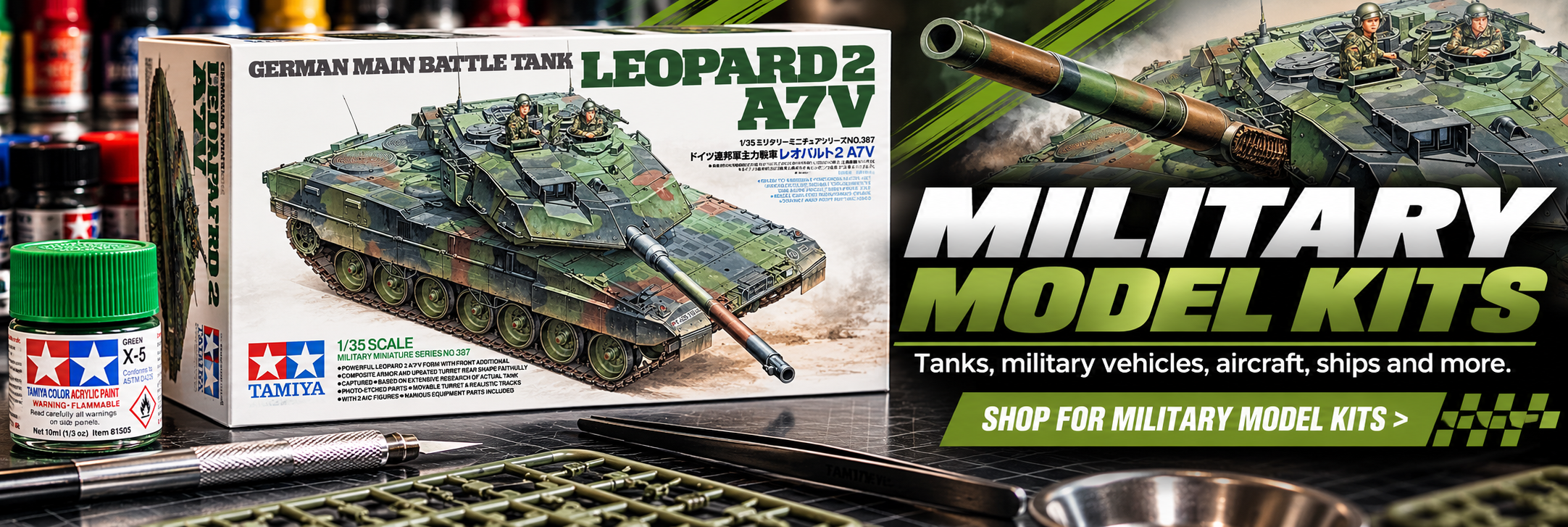 Plastic Model Tank and Military Kits