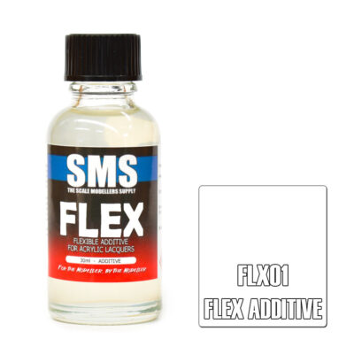 SMS FLX01 FLEX 30ml flexible additive for acrylic lacquer model paints