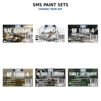 SMS model paint sets SET30, SET32, SET33, SET34, SET35 and SET36 – choose your 4 x 30ml paint set